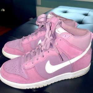 Purple/pink/white Womens Nike hightops